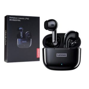 Audifonos Inalámbricos Bluetooth Lenovo Livepods Lp40 Pro Color Negro